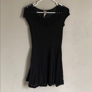 AEROPOSTALE juniors black dress with cutouts